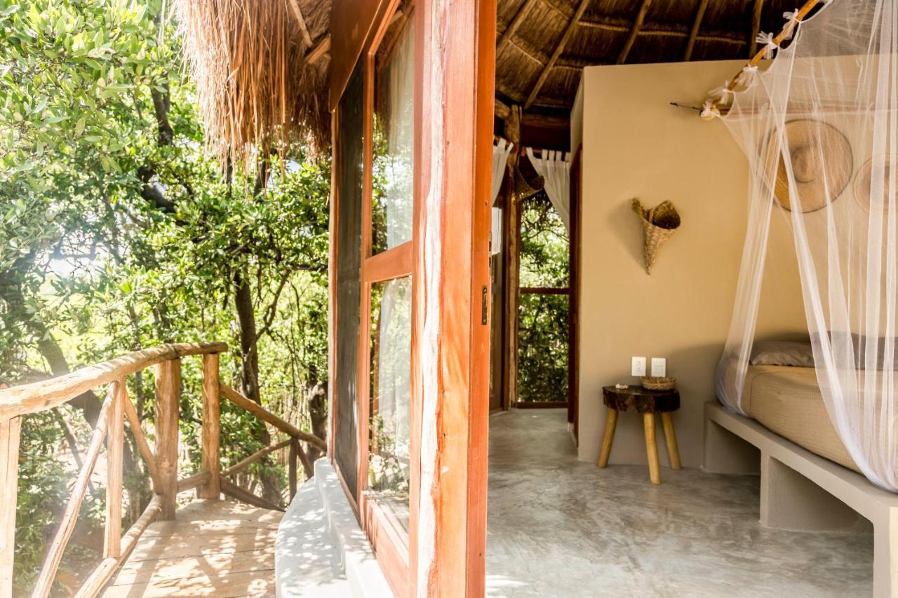 Mamasan Treehouses & Cabins Tulum Exterior foto